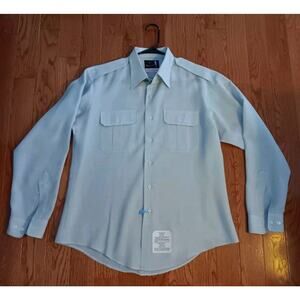 Flying Cross Light Green Uniform Military Shirt Men's American Made 17 X 35